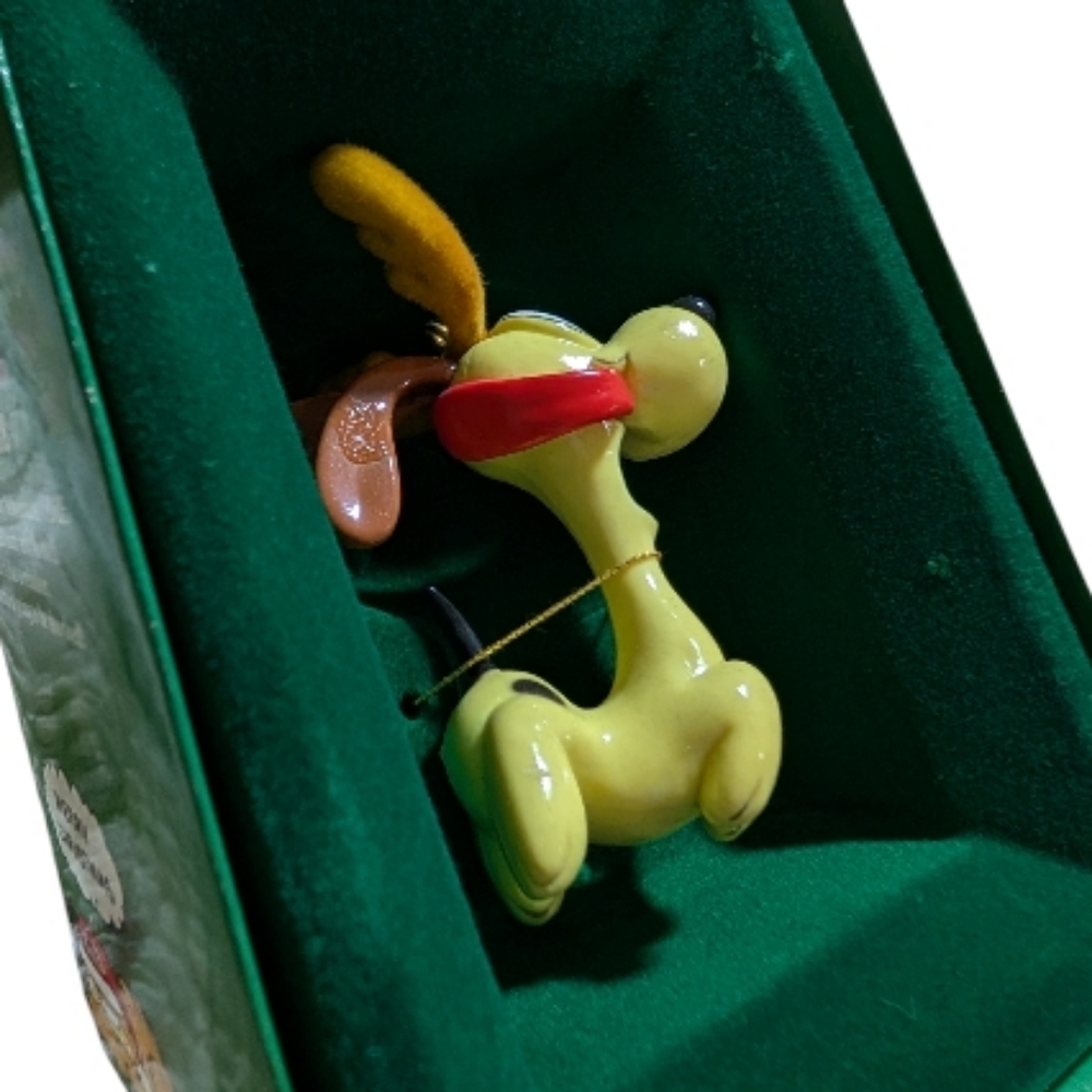 Vintage 1978 Enesco NIB Garfield‎ "Deer Odie" Christmas Ornament - Picture 4 of 7